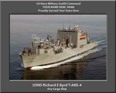 USNS Richard E Byrd T-AKE-4 Personalized Photo