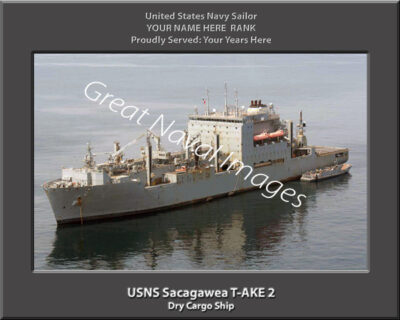 USNS Sacagawea T-AKE 2 Personalized Ship Photo