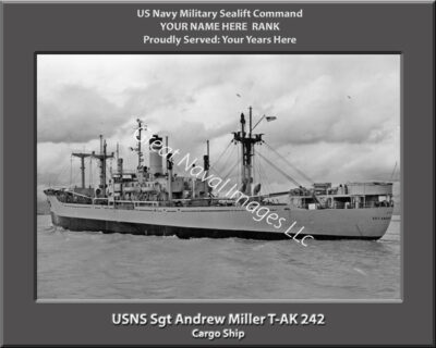 USNS Sgt Andrew Miller T-AK 242 Personalized Photo