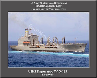 USNS Tippecanoe T-AO-199 Personalized Photo