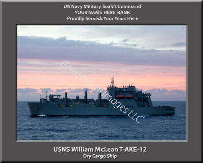 USNS William McLean T-AKE-12 Personalized Photo