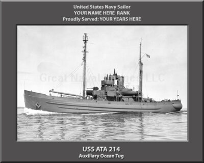 USS ATA 214 Personalized Photo