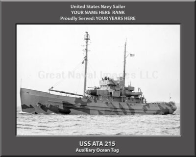 USS ATA 215 Personalized Photo