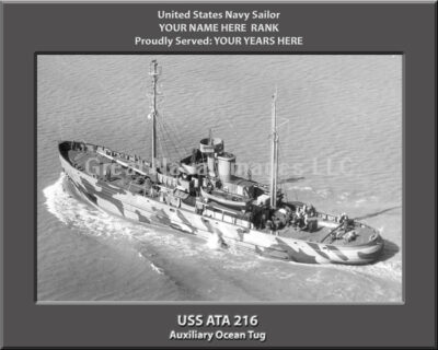 USS ATA 216 Personalized Photo