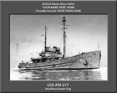 USS ATA 217 Personalized Photo