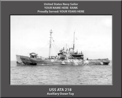 USS ATA 218 Personalized Photo