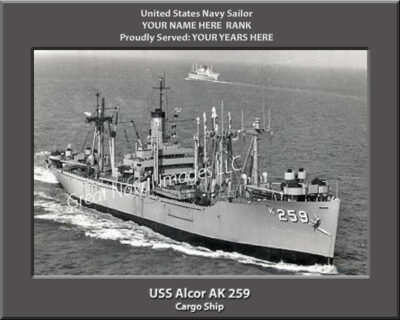USS Alcor AK 259 Personalized Photo