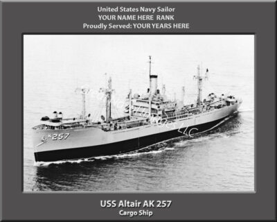 USS Altair AK 257 Personalized Photo
