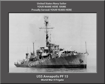 USS Annapolis PF 15 Personalized Photo