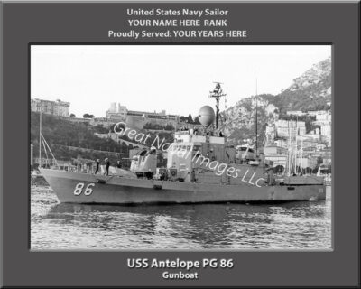 USS Antelope PG 86 Personalized Photo