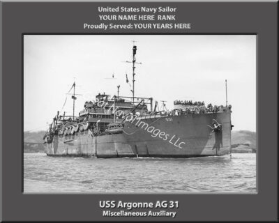 USS Argonne AG 31 Personalized Photo