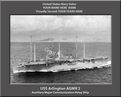 USS Arlington AGMR 2 Personalized Photo