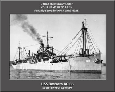 USS Besboro AG 66 Personalized Photo