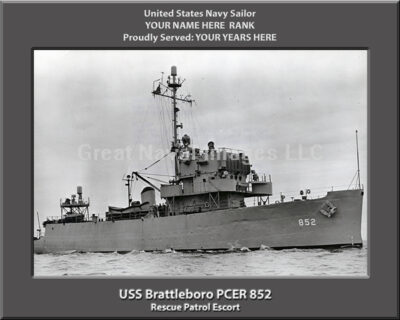 USS Brattleboro PCER 852 Personalized Photo