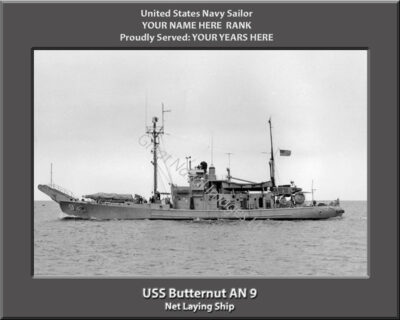 USS Butternut AN 9 Personalized Photo