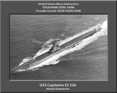 USS Capitaine SS 336 Personalized Photo
