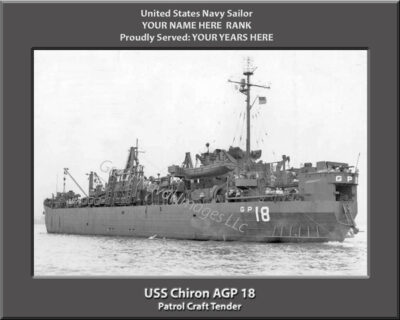 USS Chiron AGP 18 Personalized Photo