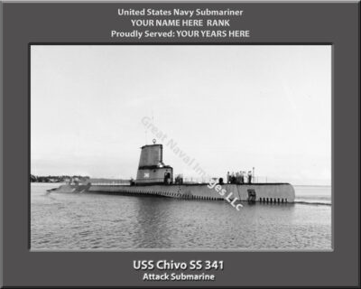 USS Chivo SS 341 Personalized Photo