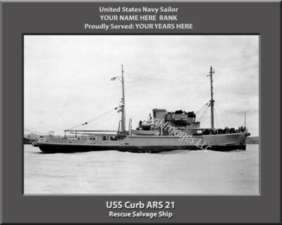 USS Curb ARS 21 Personalized Photo