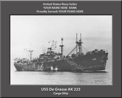 USS De Grasse AK 223 Personalized Photo