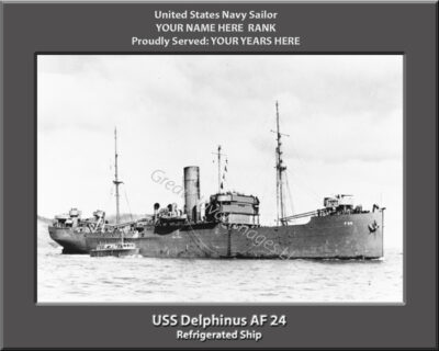 USS Delphinus AF 24 Personalized Photo