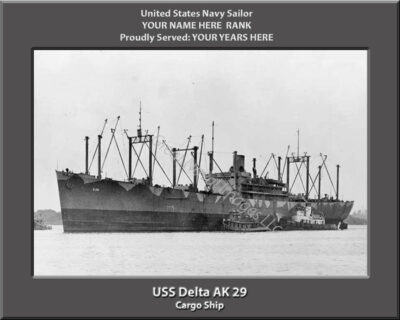 USS Delta AK 29 Personalized Photo