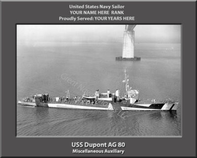 USS Dupont AG 80 Personalized Photo