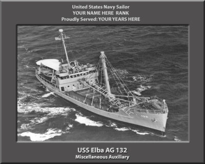 USS Elba AG 132 Personalized Photo