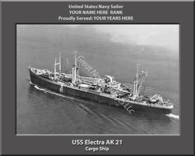 USS Electra AK 21 Personalized Photo
