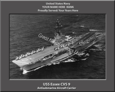 USS Essex CVS 9 Personalized Navy Ship Photo