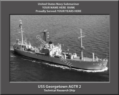USS Georgetown AGTR 2 Personalized Photo