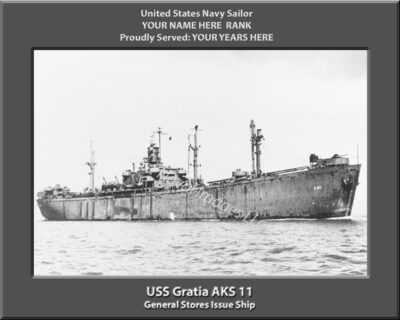 USS Gratia AKS 11 Personalized Photo