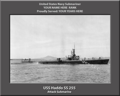 USS Haddo SS 255 Personalized Photos