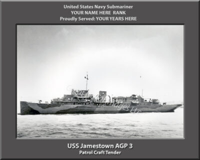 USS Jamestown AGP 3 Personalized Photro