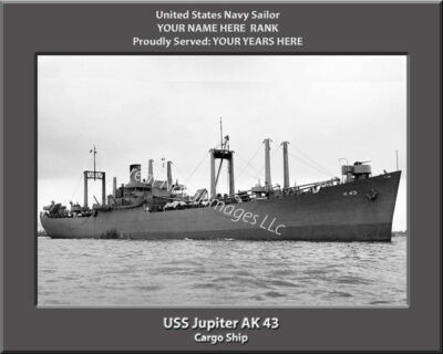 USS Jupiter AK 43 Personalized Photo
