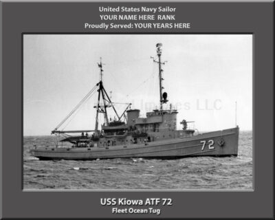 USS Kiowa ATF 72 Personalized Photo