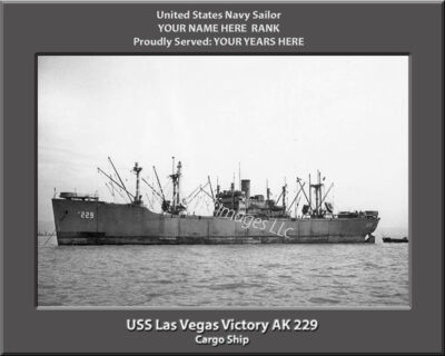 USS Las Vegas Victory AK 229 Personalized Photo