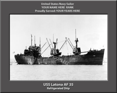 USS Latona AF 35 Personalized Photo