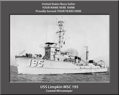 USS Limpkin MSC 195 Personalized Photo