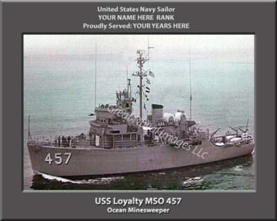 USS Loyalty MSO 457 Personalized Photo