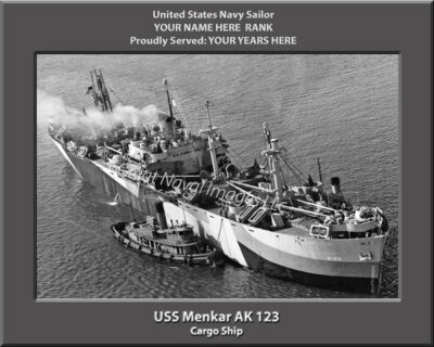 USS Menkar AK 123 Personalized Photo