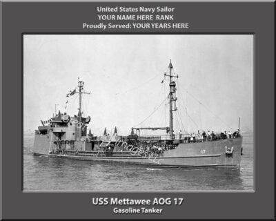 USS Mettawee AOG 17 Personalized Photo