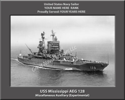 USS Mississippi EAG 128 Personalized Photo