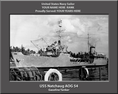 USS Natchaug AOG 54 Personalized Photo