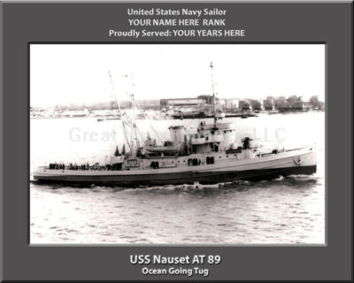 USS Nauset AT 89 Personalized Photo