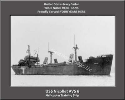 USS Nicollet AVS 6 Personalized Photo