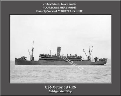 USS Octans AF 26 Personalized Photos