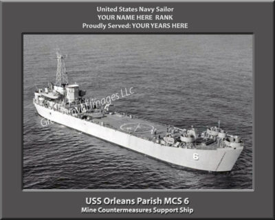 USS Orleans Parish MCS 6 Personalized Photo