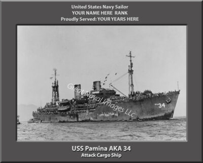 USS Pamina AKA 34 Personalized Photo
