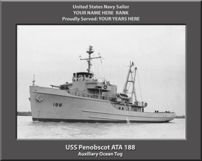 USS Penobscot ATA 188 Personalized Photo